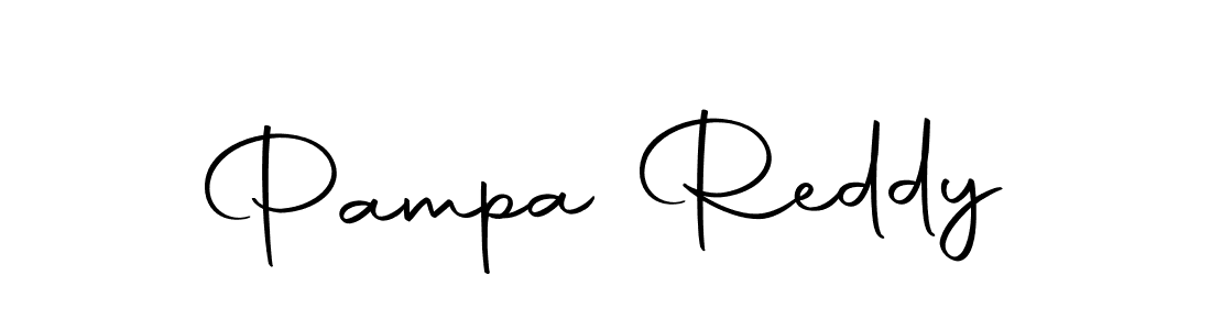 How to make Pampa Reddy name signature. Use Autography-DOLnW style for creating short signs online. This is the latest handwritten sign. Pampa Reddy signature style 10 images and pictures png