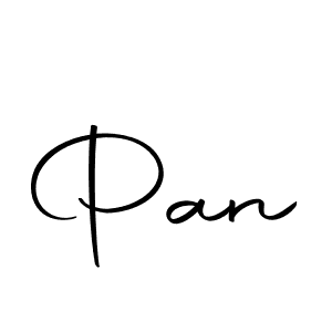 Design your own signature with our free online signature maker. With this signature software, you can create a handwritten (Autography-DOLnW) signature for name Pan. Pan signature style 10 images and pictures png