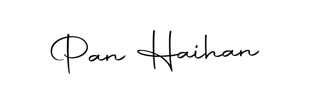 Make a beautiful signature design for name Pan Haihan. Use this online signature maker to create a handwritten signature for free. Pan Haihan signature style 10 images and pictures png