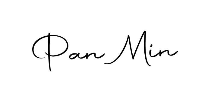 Design your own signature with our free online signature maker. With this signature software, you can create a handwritten (Autography-DOLnW) signature for name Pan Min. Pan Min signature style 10 images and pictures png
