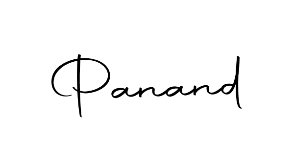 Design your own signature with our free online signature maker. With this signature software, you can create a handwritten (Autography-DOLnW) signature for name Panand. Panand signature style 10 images and pictures png