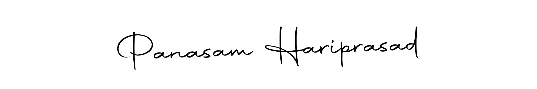 Use a signature maker to create a handwritten signature online. With this signature software, you can design (Autography-DOLnW) your own signature for name Panasam Hariprasad. Panasam Hariprasad signature style 10 images and pictures png