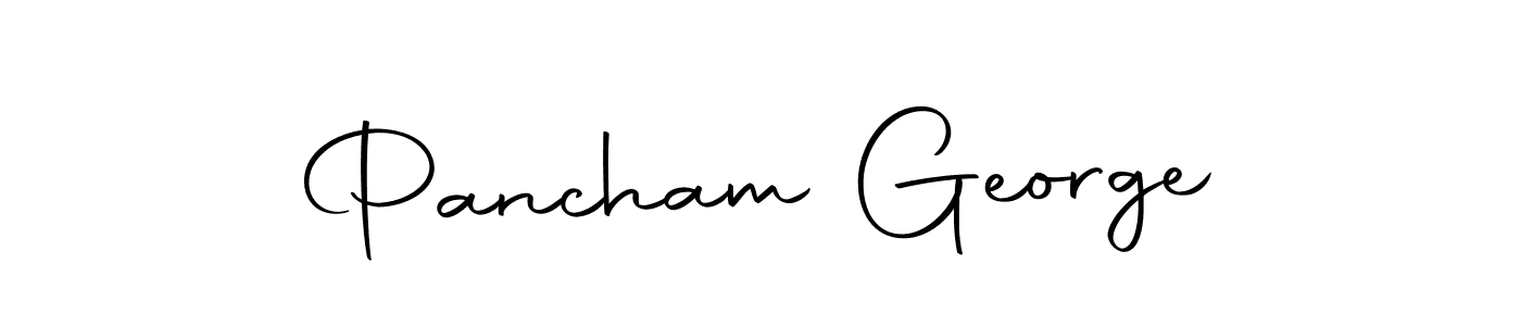 Autography-DOLnW is a professional signature style that is perfect for those who want to add a touch of class to their signature. It is also a great choice for those who want to make their signature more unique. Get Pancham George name to fancy signature for free. Pancham George signature style 10 images and pictures png