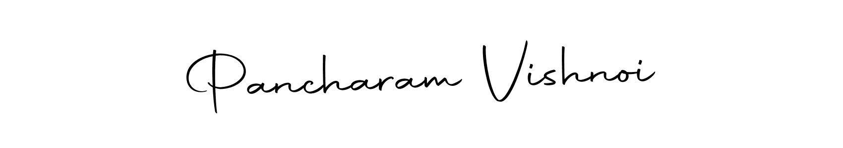How to make Pancharam Vishnoi name signature. Use Autography-DOLnW style for creating short signs online. This is the latest handwritten sign. Pancharam Vishnoi signature style 10 images and pictures png