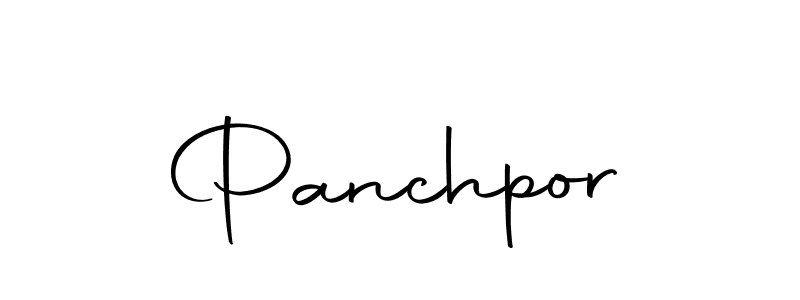 Make a beautiful signature design for name Panchpor. With this signature (Autography-DOLnW) style, you can create a handwritten signature for free. Panchpor signature style 10 images and pictures png