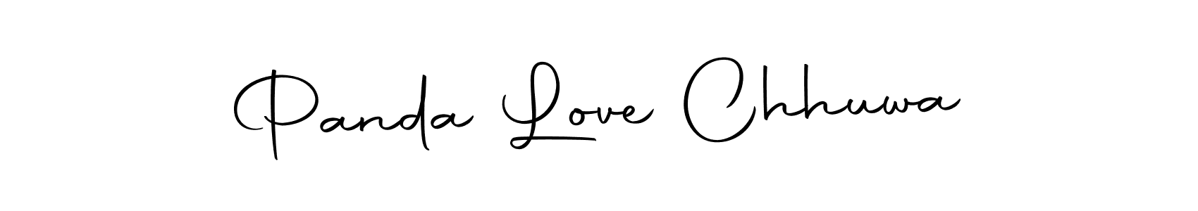 Panda Love Chhuwa stylish signature style. Best Handwritten Sign (Autography-DOLnW) for my name. Handwritten Signature Collection Ideas for my name Panda Love Chhuwa. Panda Love Chhuwa signature style 10 images and pictures png