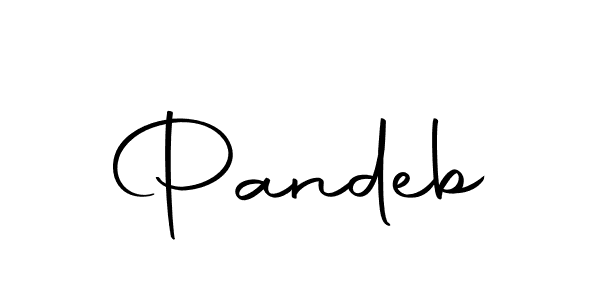 Create a beautiful signature design for name Pandeb. With this signature (Autography-DOLnW) fonts, you can make a handwritten signature for free. Pandeb signature style 10 images and pictures png