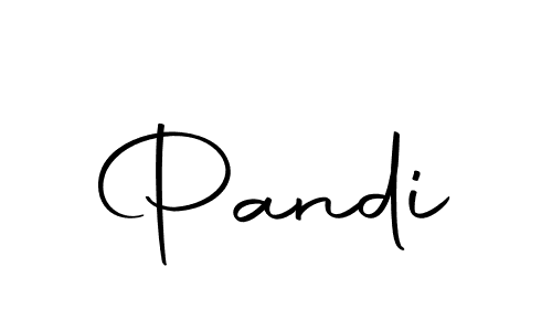 Use a signature maker to create a handwritten signature online. With this signature software, you can design (Autography-DOLnW) your own signature for name Pandi. Pandi signature style 10 images and pictures png