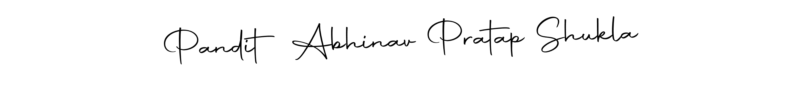 Make a beautiful signature design for name Pandit Abhinav Pratap Shukla. Use this online signature maker to create a handwritten signature for free. Pandit Abhinav Pratap Shukla signature style 10 images and pictures png