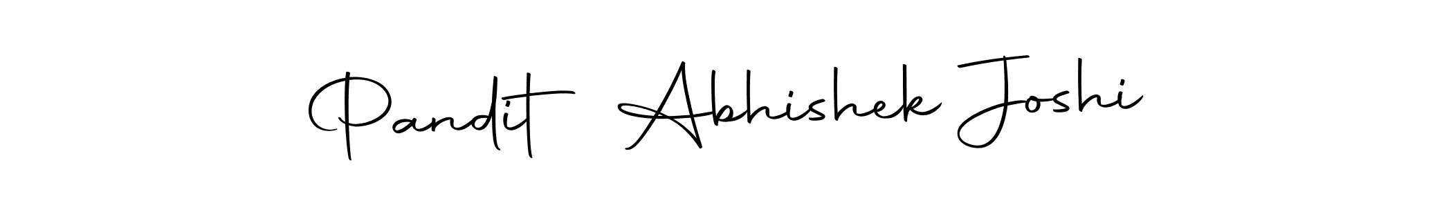 Design your own signature with our free online signature maker. With this signature software, you can create a handwritten (Autography-DOLnW) signature for name Pandit Abhishek Joshi. Pandit Abhishek Joshi signature style 10 images and pictures png