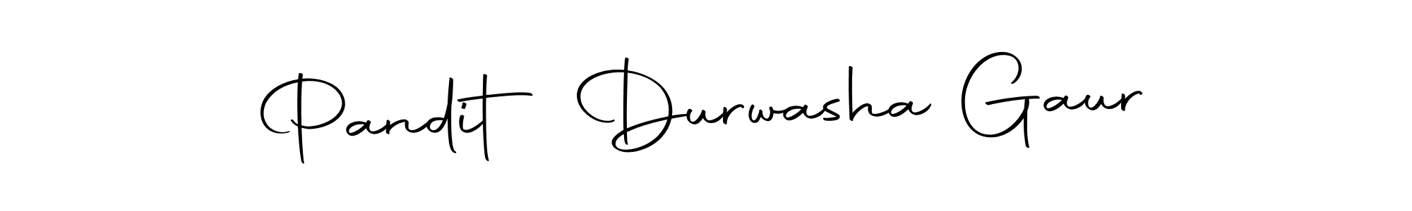 Design your own signature with our free online signature maker. With this signature software, you can create a handwritten (Autography-DOLnW) signature for name Pandit Durwasha Gaur. Pandit Durwasha Gaur signature style 10 images and pictures png