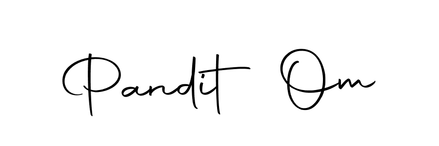 Use a signature maker to create a handwritten signature online. With this signature software, you can design (Autography-DOLnW) your own signature for name Pandit Om. Pandit Om signature style 10 images and pictures png