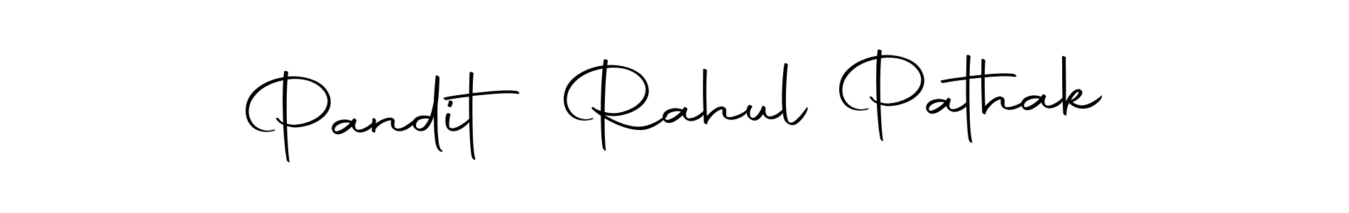 Design your own signature with our free online signature maker. With this signature software, you can create a handwritten (Autography-DOLnW) signature for name Pandit Rahul Pathak. Pandit Rahul Pathak signature style 10 images and pictures png