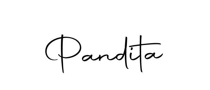 You should practise on your own different ways (Autography-DOLnW) to write your name (Pandita) in signature. don't let someone else do it for you. Pandita signature style 10 images and pictures png