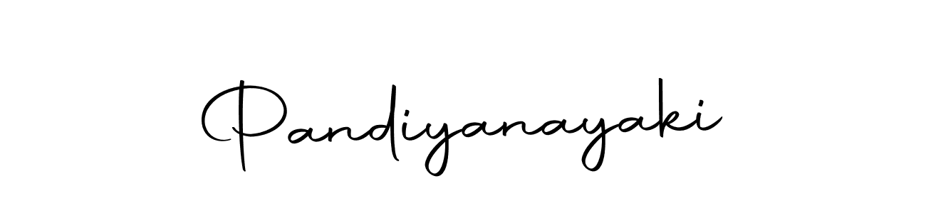 Make a beautiful signature design for name Pandiyanayaki. With this signature (Autography-DOLnW) style, you can create a handwritten signature for free. Pandiyanayaki signature style 10 images and pictures png