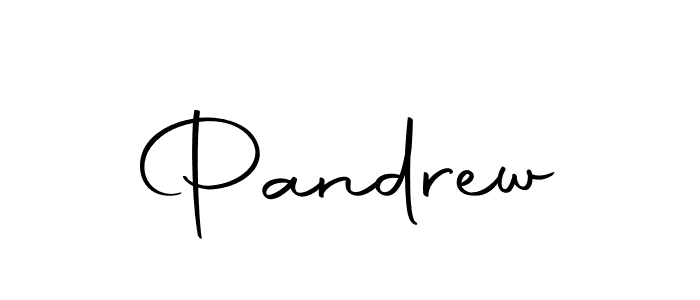 Make a beautiful signature design for name Pandrew. With this signature (Autography-DOLnW) style, you can create a handwritten signature for free. Pandrew signature style 10 images and pictures png