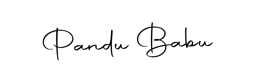 The best way (Autography-DOLnW) to make a short signature is to pick only two or three words in your name. The name Pandu Babu include a total of six letters. For converting this name. Pandu Babu signature style 10 images and pictures png