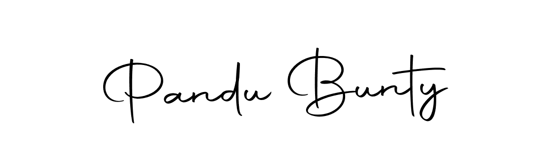 Make a beautiful signature design for name Pandu Bunty. With this signature (Autography-DOLnW) style, you can create a handwritten signature for free. Pandu Bunty signature style 10 images and pictures png