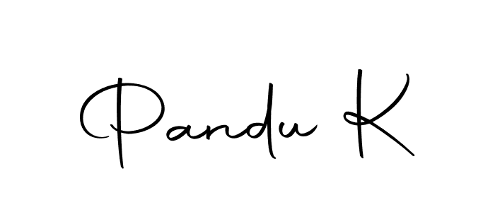 Make a beautiful signature design for name Pandu K. With this signature (Autography-DOLnW) style, you can create a handwritten signature for free. Pandu K signature style 10 images and pictures png