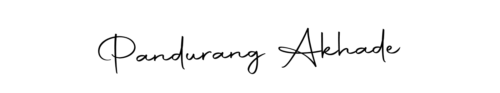 You should practise on your own different ways (Autography-DOLnW) to write your name (Pandurang Akhade) in signature. don't let someone else do it for you. Pandurang Akhade signature style 10 images and pictures png