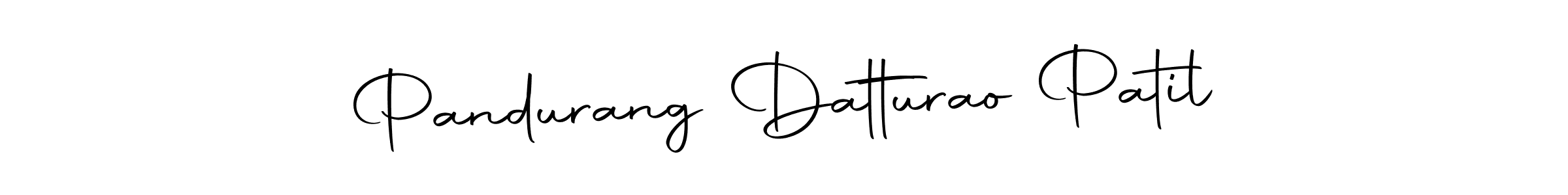 Make a beautiful signature design for name Pandurang Datturao Patil. Use this online signature maker to create a handwritten signature for free. Pandurang Datturao Patil signature style 10 images and pictures png