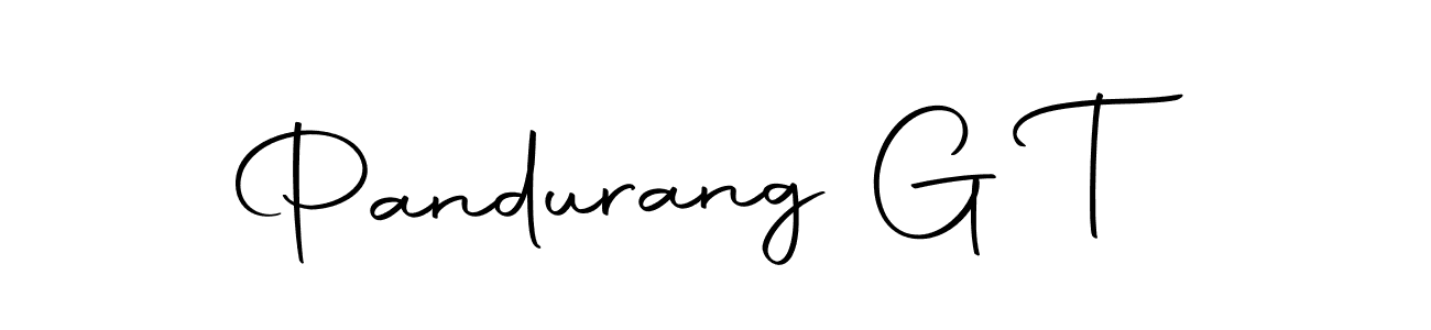 Make a beautiful signature design for name Pandurang G T. With this signature (Autography-DOLnW) style, you can create a handwritten signature for free. Pandurang G T signature style 10 images and pictures png