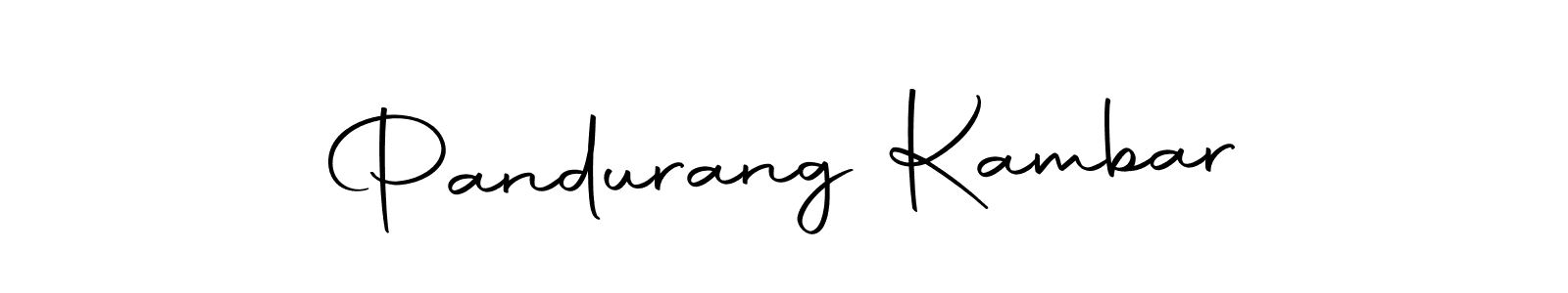 Create a beautiful signature design for name Pandurang Kambar. With this signature (Autography-DOLnW) fonts, you can make a handwritten signature for free. Pandurang Kambar signature style 10 images and pictures png