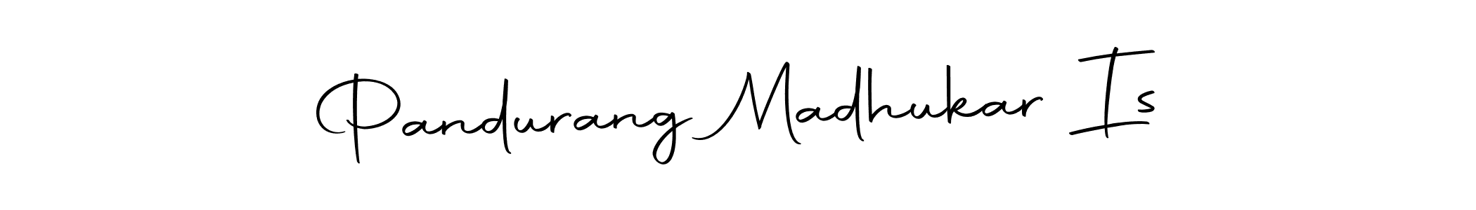The best way (Autography-DOLnW) to make a short signature is to pick only two or three words in your name. The name Pandurang Madhukar Is include a total of six letters. For converting this name. Pandurang Madhukar Is signature style 10 images and pictures png
