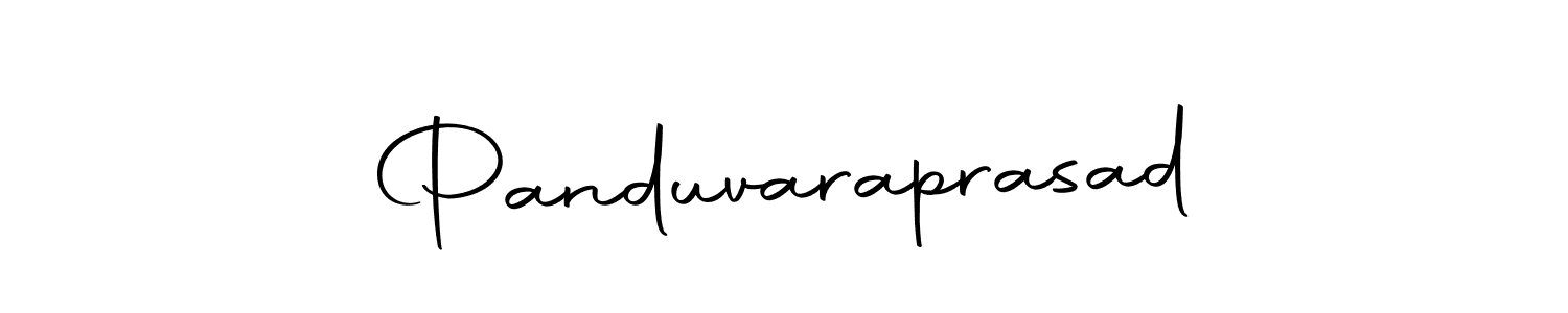 Create a beautiful signature design for name Panduvaraprasad. With this signature (Autography-DOLnW) fonts, you can make a handwritten signature for free. Panduvaraprasad signature style 10 images and pictures png