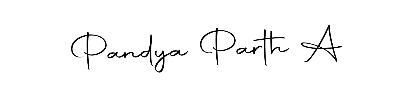 Make a beautiful signature design for name Pandya Parth A. With this signature (Autography-DOLnW) style, you can create a handwritten signature for free. Pandya Parth A signature style 10 images and pictures png