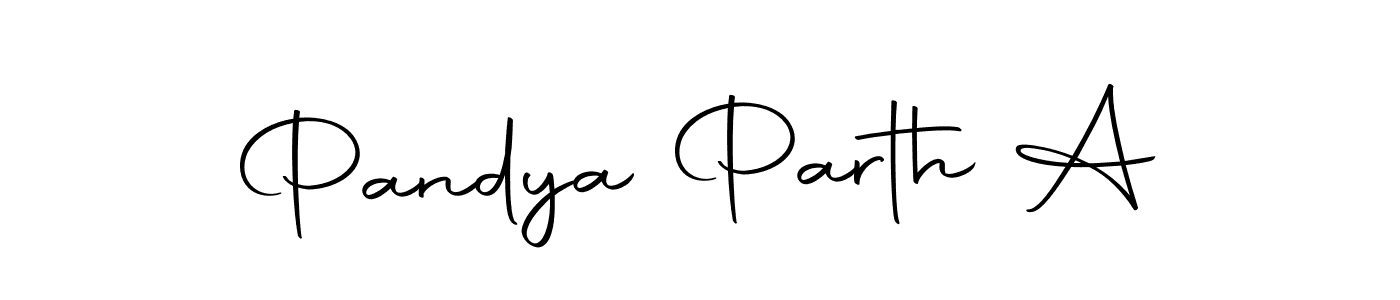 Make a beautiful signature design for name Pandya Parth A. Use this online signature maker to create a handwritten signature for free. Pandya Parth A signature style 10 images and pictures png