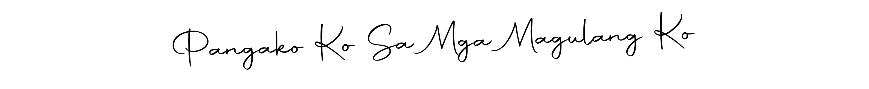 The best way (Autography-DOLnW) to make a short signature is to pick only two or three words in your name. The name Pangako Ko Sa Mga Magulang Ko include a total of six letters. For converting this name. Pangako Ko Sa Mga Magulang Ko signature style 10 images and pictures png