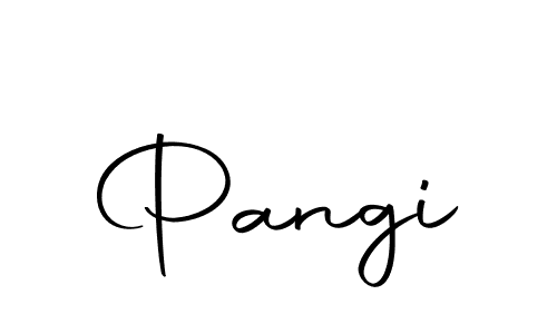 Create a beautiful signature design for name Pangi. With this signature (Autography-DOLnW) fonts, you can make a handwritten signature for free. Pangi signature style 10 images and pictures png