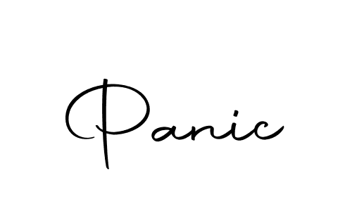 Create a beautiful signature design for name Panic. With this signature (Autography-DOLnW) fonts, you can make a handwritten signature for free. Panic signature style 10 images and pictures png