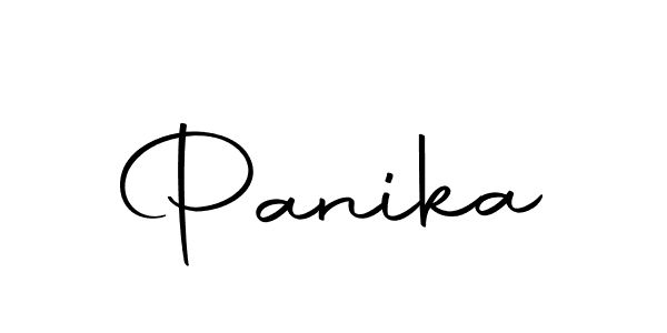 Design your own signature with our free online signature maker. With this signature software, you can create a handwritten (Autography-DOLnW) signature for name Panika. Panika signature style 10 images and pictures png