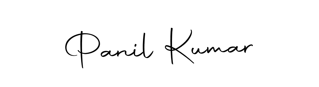 Create a beautiful signature design for name Panil Kumar. With this signature (Autography-DOLnW) fonts, you can make a handwritten signature for free. Panil Kumar signature style 10 images and pictures png