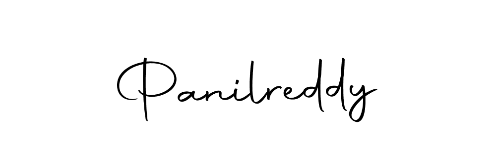 Create a beautiful signature design for name Panilreddy. With this signature (Autography-DOLnW) fonts, you can make a handwritten signature for free. Panilreddy signature style 10 images and pictures png