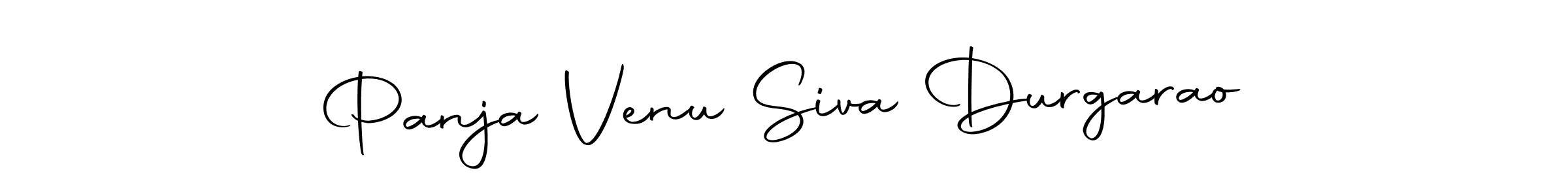 Create a beautiful signature design for name Panja Venu Siva Durgarao. With this signature (Autography-DOLnW) fonts, you can make a handwritten signature for free. Panja Venu Siva Durgarao signature style 10 images and pictures png