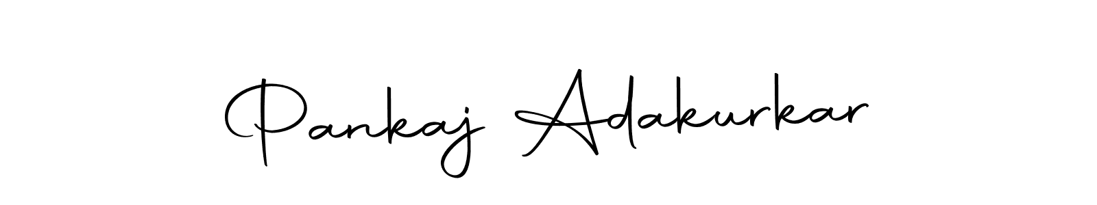 Autography-DOLnW is a professional signature style that is perfect for those who want to add a touch of class to their signature. It is also a great choice for those who want to make their signature more unique. Get Pankaj Adakurkar name to fancy signature for free. Pankaj Adakurkar signature style 10 images and pictures png