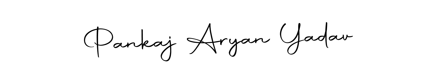Make a beautiful signature design for name Pankaj Aryan Yadav. With this signature (Autography-DOLnW) style, you can create a handwritten signature for free. Pankaj Aryan Yadav signature style 10 images and pictures png