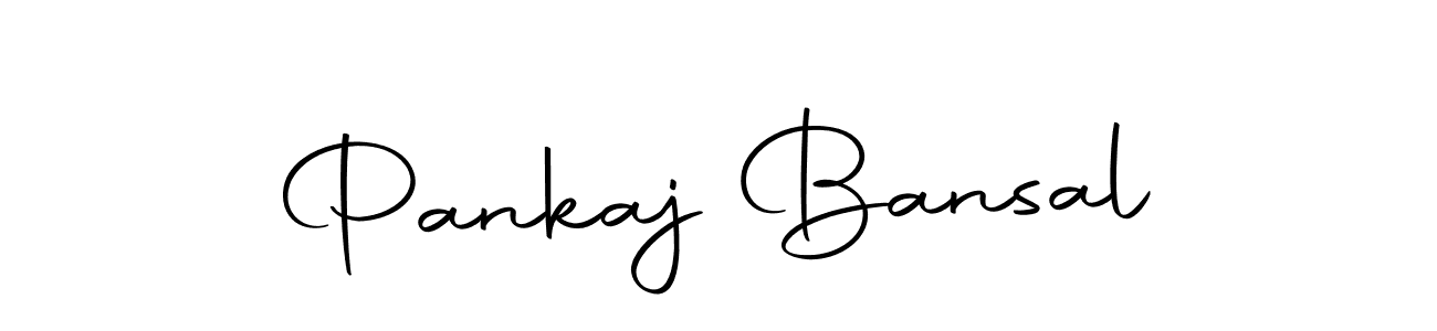 How to make Pankaj Bansal name signature. Use Autography-DOLnW style for creating short signs online. This is the latest handwritten sign. Pankaj Bansal signature style 10 images and pictures png