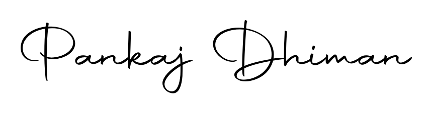 A stylish, flowing autograph style designed for name Pankaj Dhiman using Autography-DOLnW typography. Perfect for digital creative projects. Pankaj Dhiman signature style 10 images and pictures png