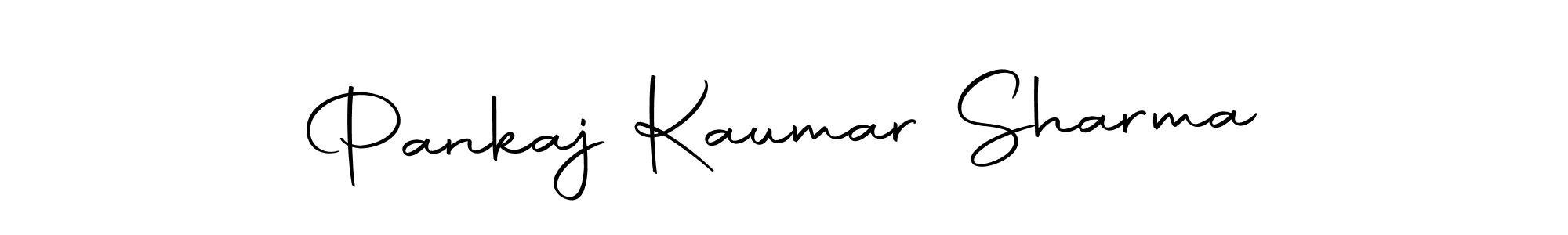 Create a beautiful signature design for name Pankaj Kaumar Sharma. With this signature (Autography-DOLnW) fonts, you can make a handwritten signature for free. Pankaj Kaumar Sharma signature style 10 images and pictures png