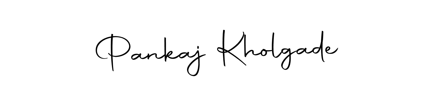 Make a beautiful signature design for name Pankaj Kholgade. With this signature (Autography-DOLnW) style, you can create a handwritten signature for free. Pankaj Kholgade signature style 10 images and pictures png