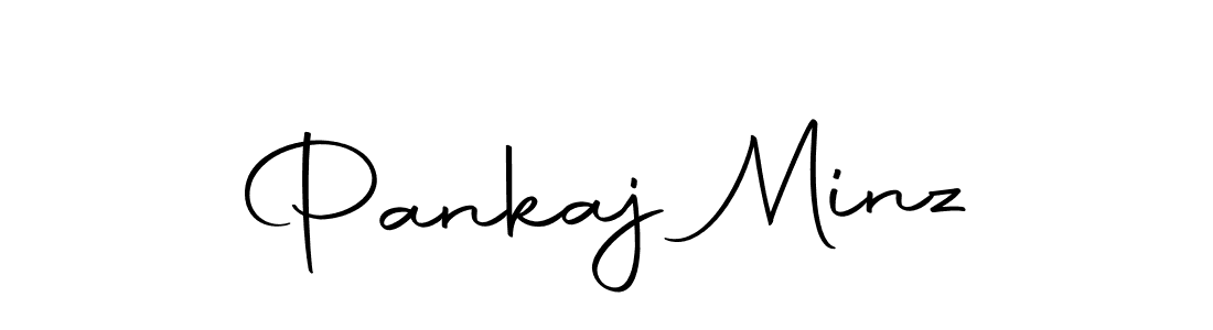 Create a beautiful signature design for name Pankaj Minz. With this signature (Autography-DOLnW) fonts, you can make a handwritten signature for free. Pankaj Minz signature style 10 images and pictures png
