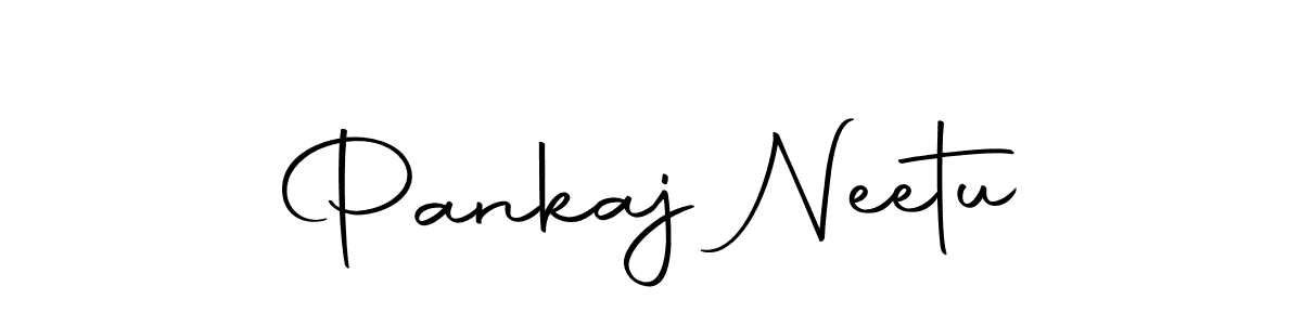 Also we have Pankaj Neetu name is the best signature style. Create professional handwritten signature collection using Autography-DOLnW autograph style. Pankaj Neetu signature style 10 images and pictures png