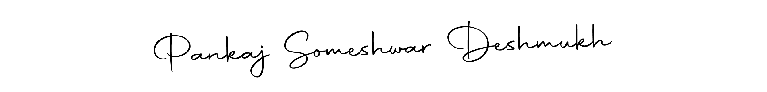 Design your own signature with our free online signature maker. With this signature software, you can create a handwritten (Autography-DOLnW) signature for name Pankaj Someshwar Deshmukh. Pankaj Someshwar Deshmukh signature style 10 images and pictures png