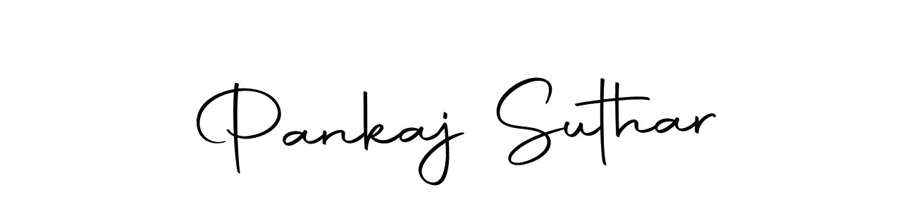 Make a beautiful signature design for name Pankaj Suthar. Use this online signature maker to create a handwritten signature for free. Pankaj Suthar signature style 10 images and pictures png