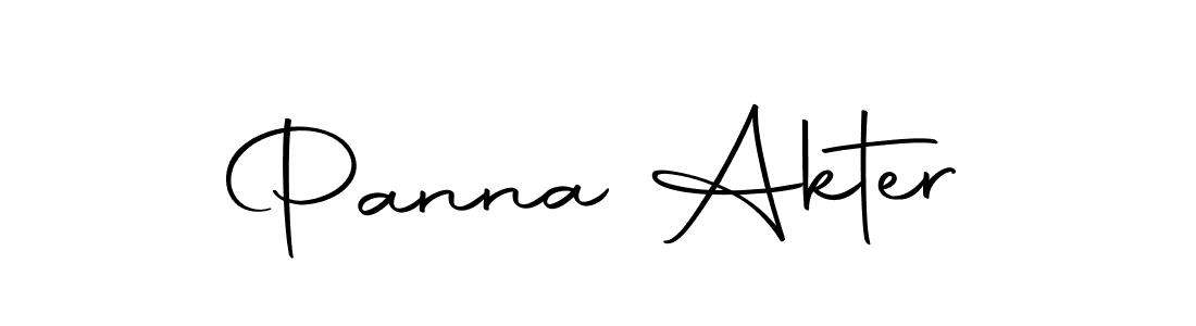 You should practise on your own different ways (Autography-DOLnW) to write your name (Panna Akter) in signature. don't let someone else do it for you. Panna Akter signature style 10 images and pictures png