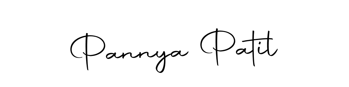 You should practise on your own different ways (Autography-DOLnW) to write your name (Pannya Patil) in signature. don't let someone else do it for you. Pannya Patil signature style 10 images and pictures png